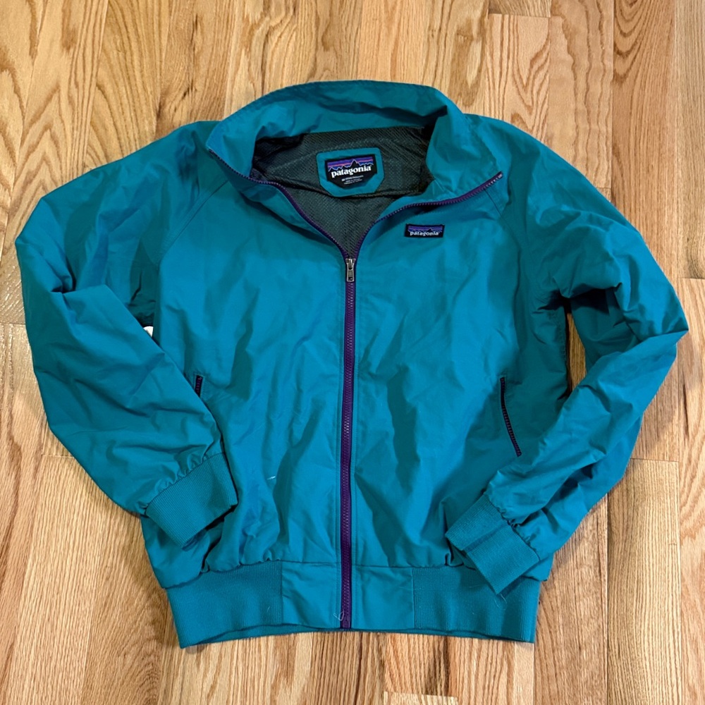Patagonia bomber Men's Jacket purple zipper